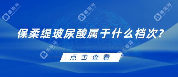 保柔缇玻尿酸属于什么档次