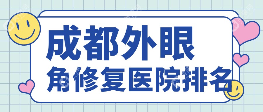 成都外眼角修复医院排名