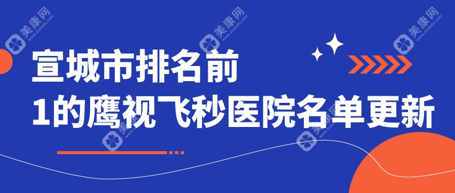 宣城市排名前1的鹰视飞秒医院名单更新