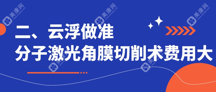 二、云浮做准分子激光角膜切削术费用大概需要多少钱？7458/7298/6760