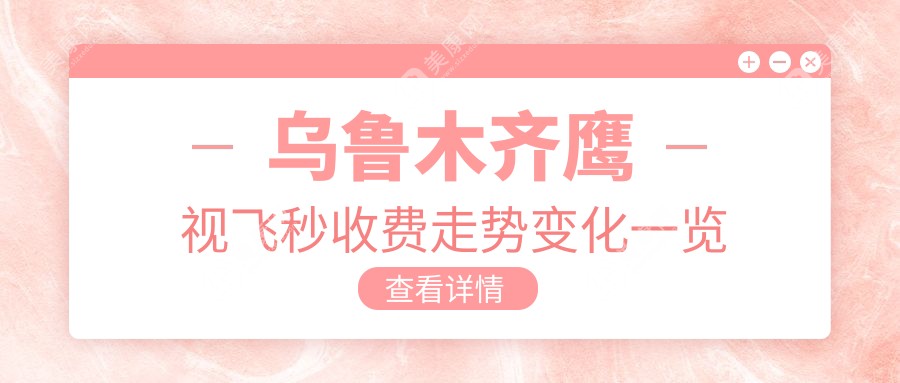 烏魯木齊鷹視飛秒收費(fèi)走勢(shì)變化一覽