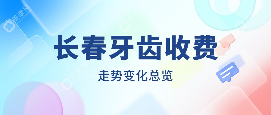 长春牙齿收费走势变化总览