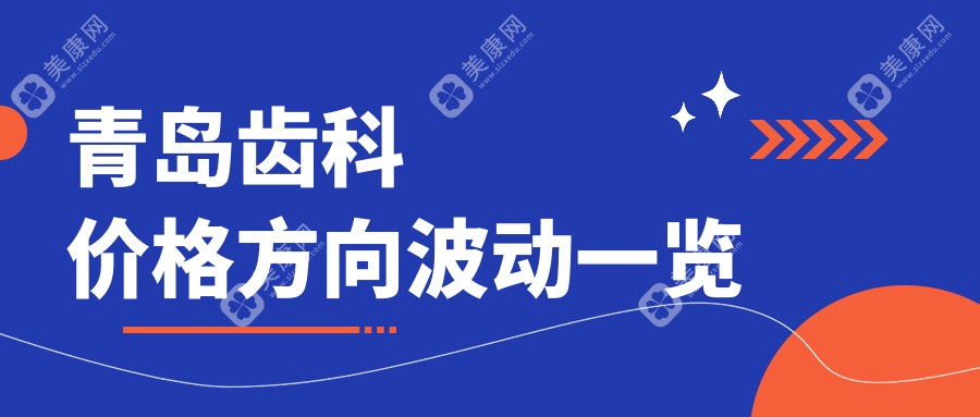 青岛齿科价格方向波动一览