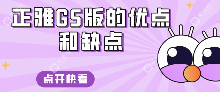 正雅GS版的优点和缺点