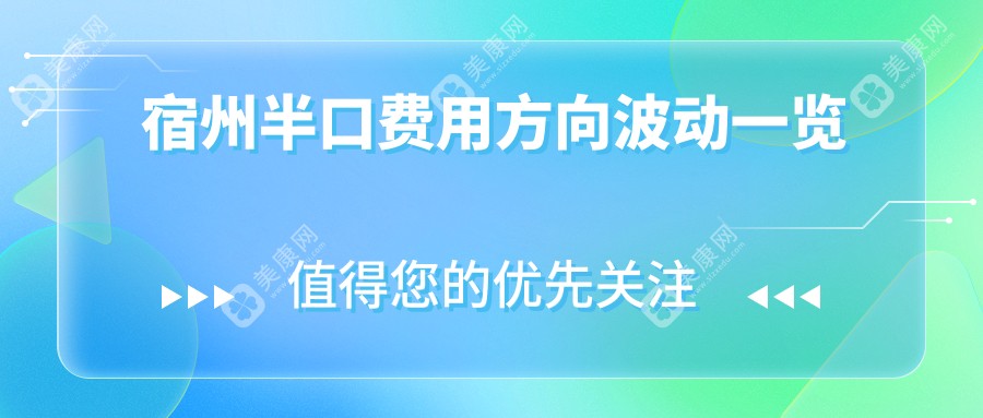 宿州半口费用方向波动一览