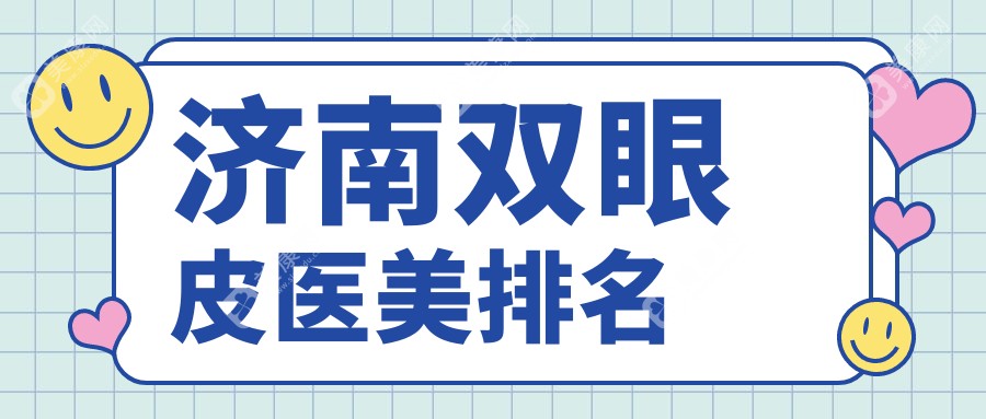 济南双眼皮医美热门医院排行：丽合诺德宝琳娜等十强，美莲华颜谁领风骚？