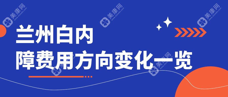 兰州白内障费用方向变化一览