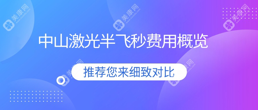 中山爱尔眼科医院激光半飞秒手术费用揭秘，真实案例大公开！