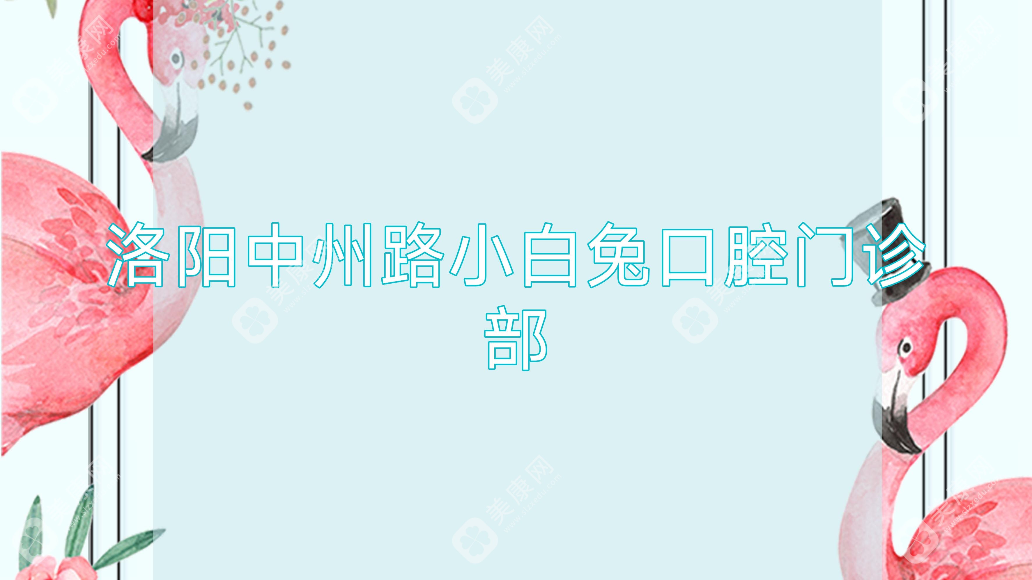 洛阳中州路小白兔口腔门诊部