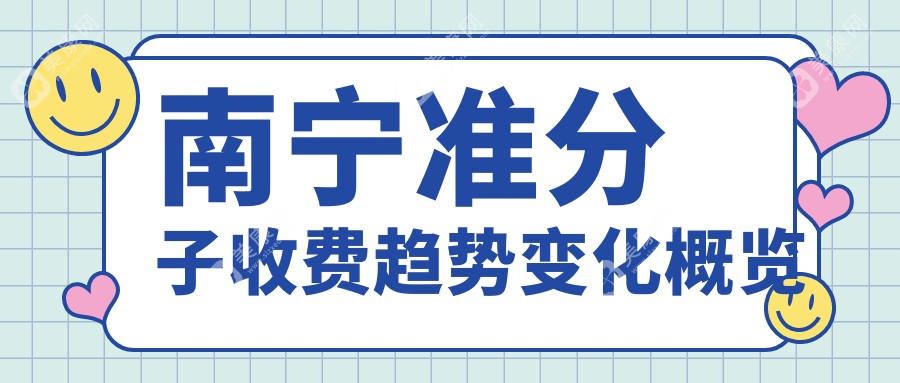 南寧準(zhǔn)分子收費(fèi)趨勢(shì)變化概覽