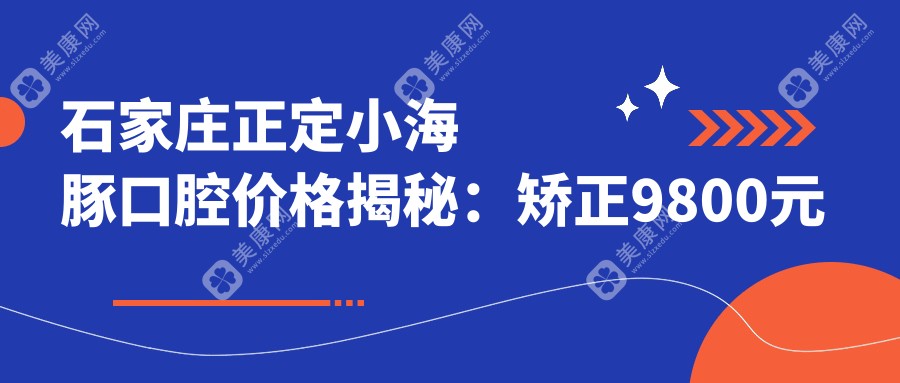 石家莊正定小海豚口腔價(jià)格揭秘：矯正9800元起，補(bǔ)牙150元起實(shí)惠之選