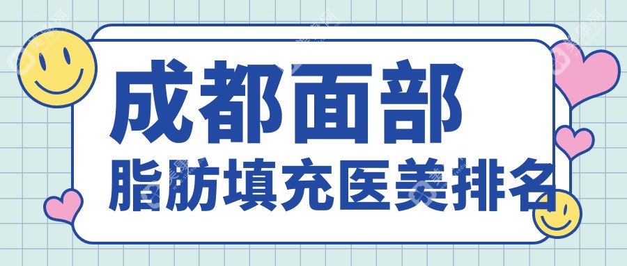 成都面部脂肪填充哪家强？最新医院排名+价格表全解析，地址速查！