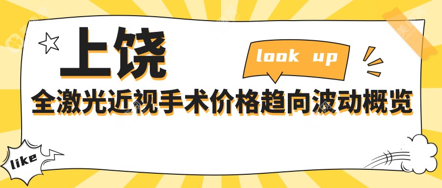 上饶全激光近视手术价格趋向波动概览