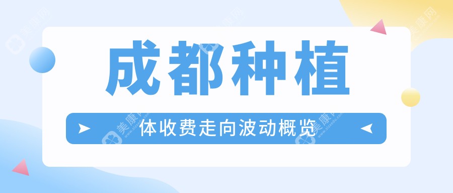 成都种植体收费走向波动概览