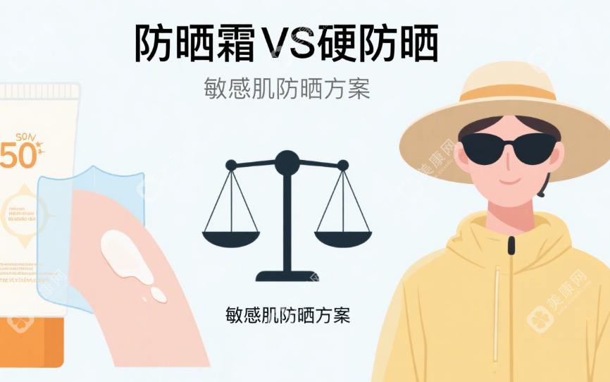 防曬霜VS硬防曬PK!敏感肌救星:強脈沖光/調Q激光/紅光治療怎么選？