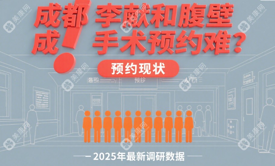 成都李献和腹壁成型手术预约难？2025年新版数据：日均50人排队，但这样做能提前2周约上