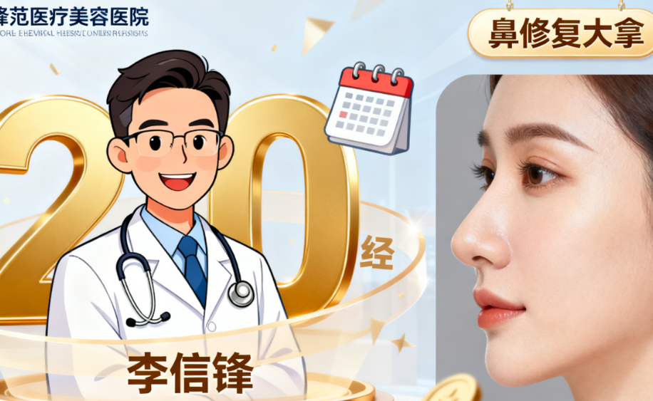 梅奧鋒范醫(yī)療美容醫(yī)院怎么樣？鼻修復(fù)大拿李信鋒20年經(jīng)驗(yàn)分享，術(shù)后效果不錯(cuò)